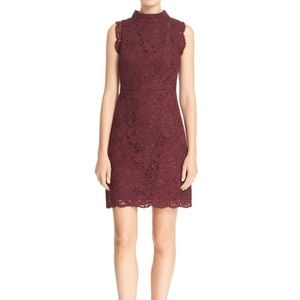 Ted Baker London 'Latoya' Stand Collar Lace A-Line Dress
 Size 4